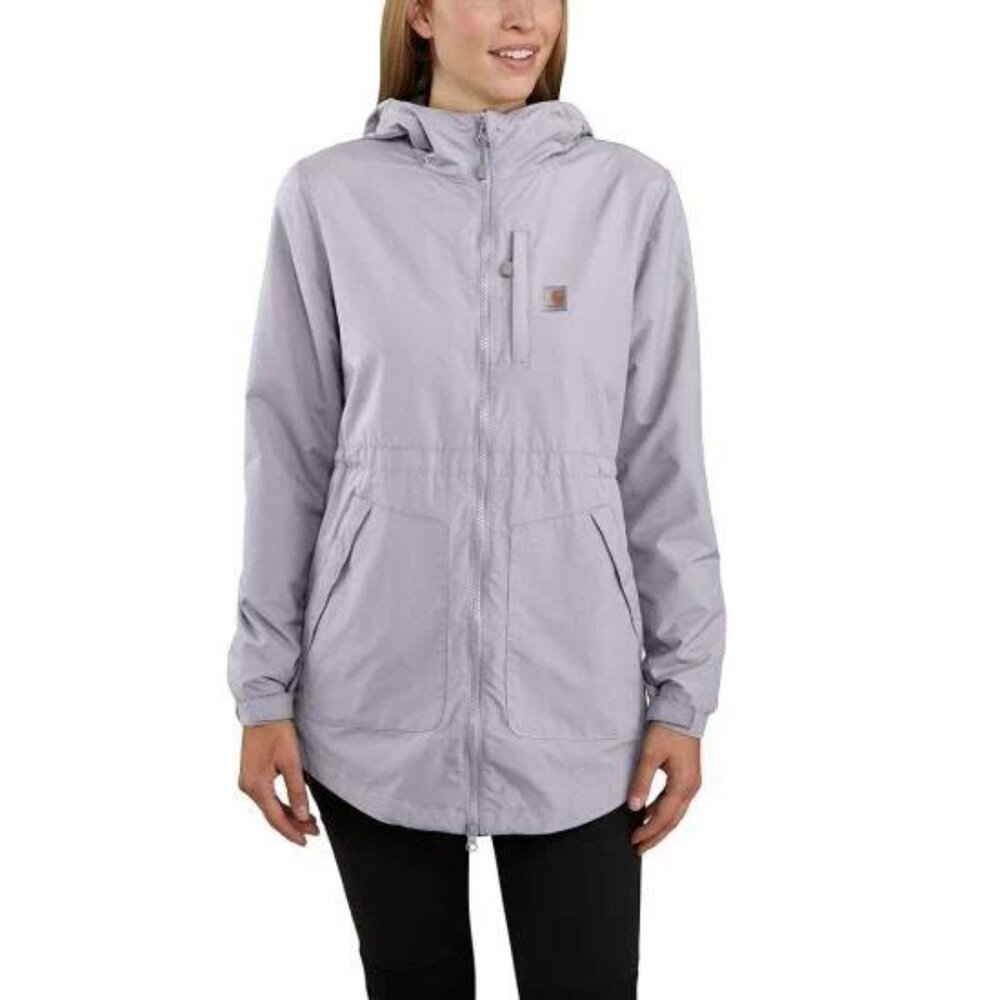 Carhartt Women's Rain Defender Lightweight Coat Lilac Haze XS 0-2 NWT